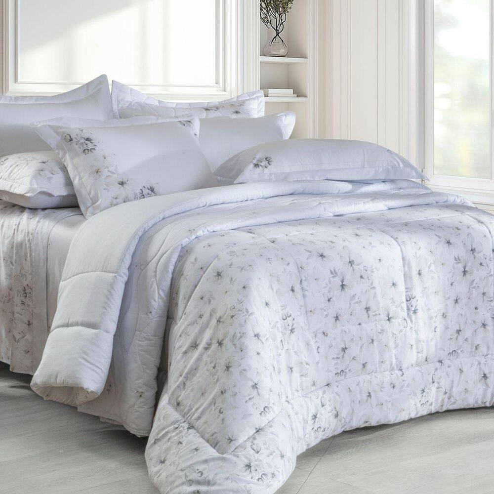 Edredom Queen 300 Fios Kacyumara Satinee Piaza Acetinado