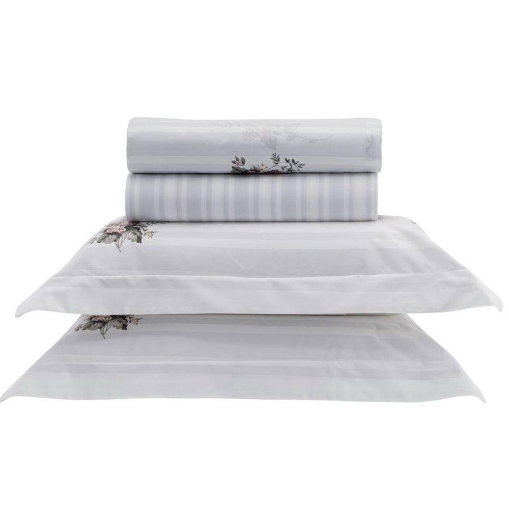 Jogo De Cama Solteiro Vida Bela 200 Fios Verene Kacyumara