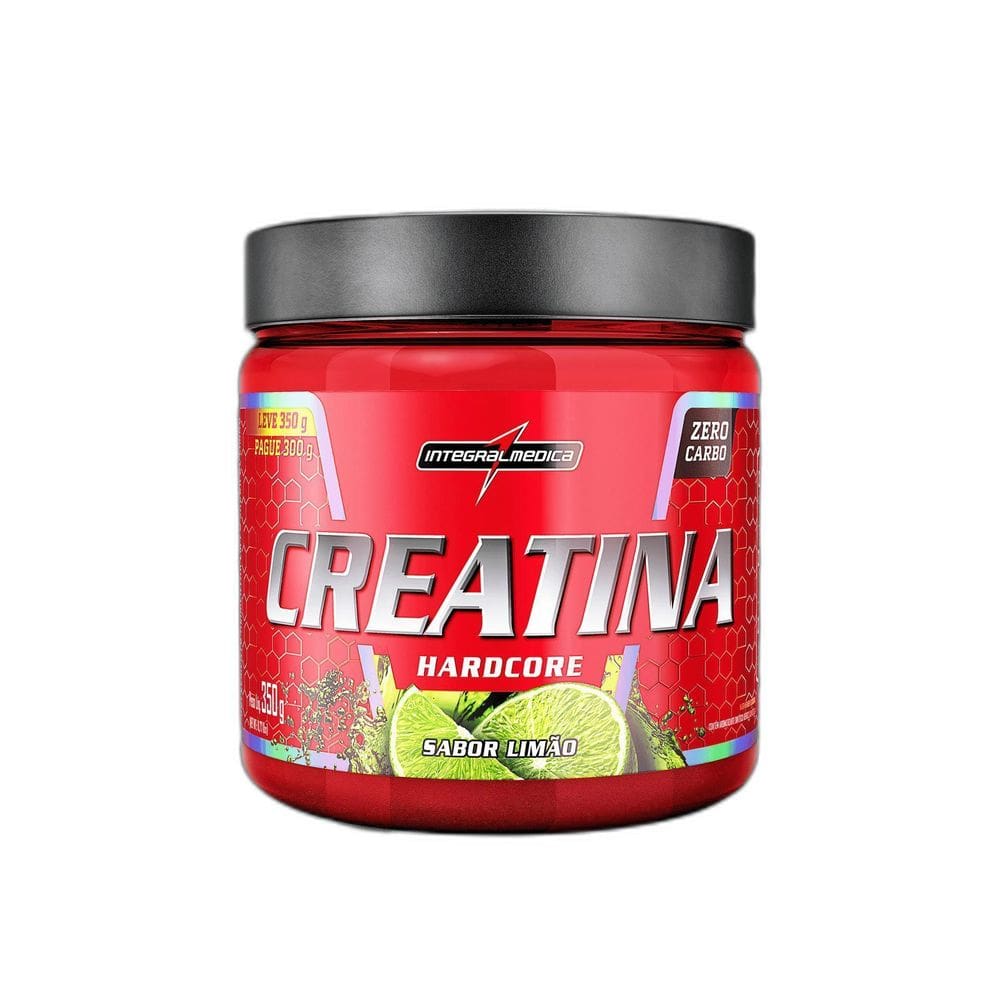 Creatina Hardcore 350G Limão Integralmedica