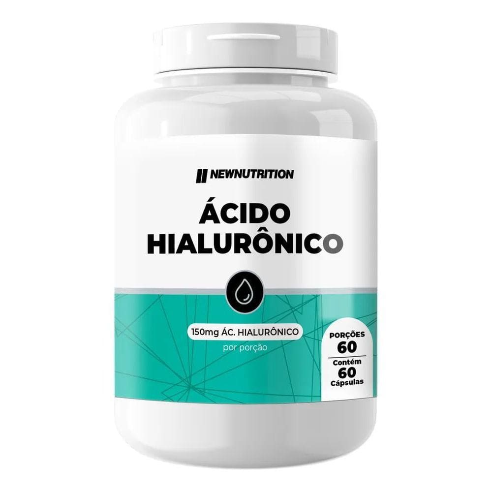 2X Ácido Hialurônico 150Mg 60 Cápsulas Newnutrition