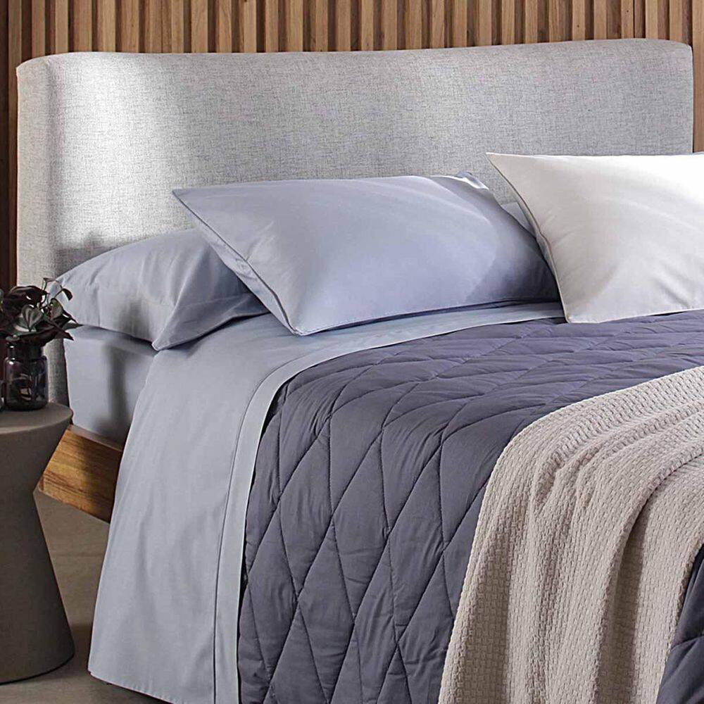 Jogo Cama Casal 180 Fios Basic Percalle Azul Buddemeyer