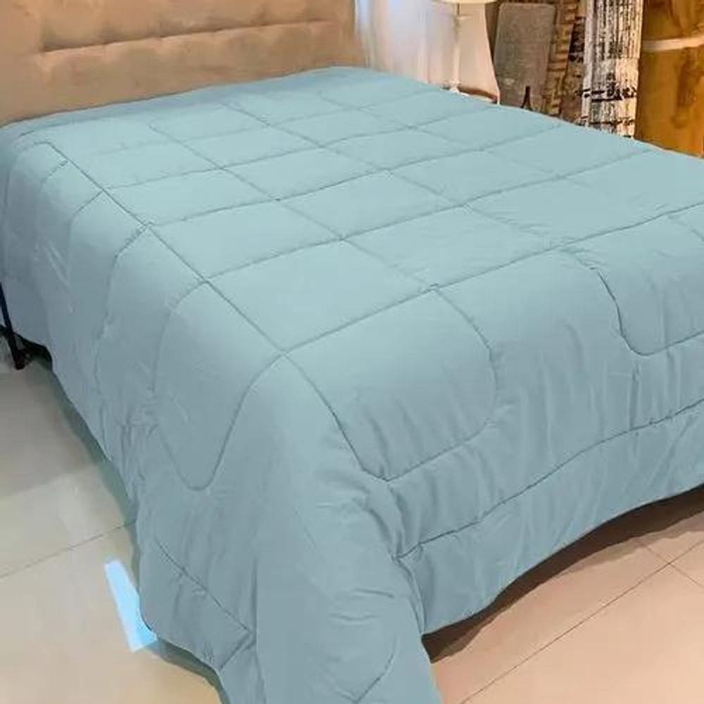 Edredom Solteiro King Previlege - Andreza Verde Salvia