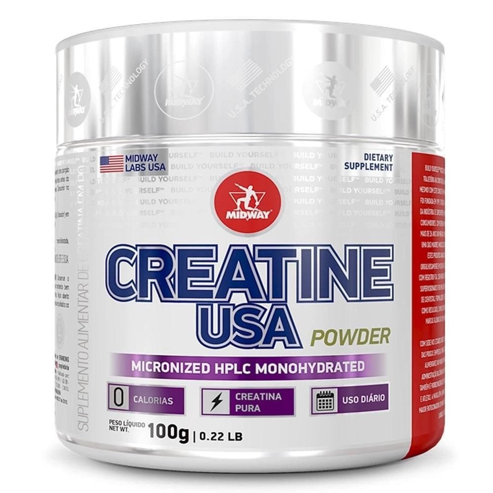 Creatine Usa 100% Pura  100G  Midway