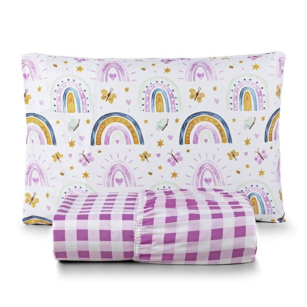 Jogo De Cama Solteiro Tutti 200 Fios 2 Pç Sonhos Coloridos