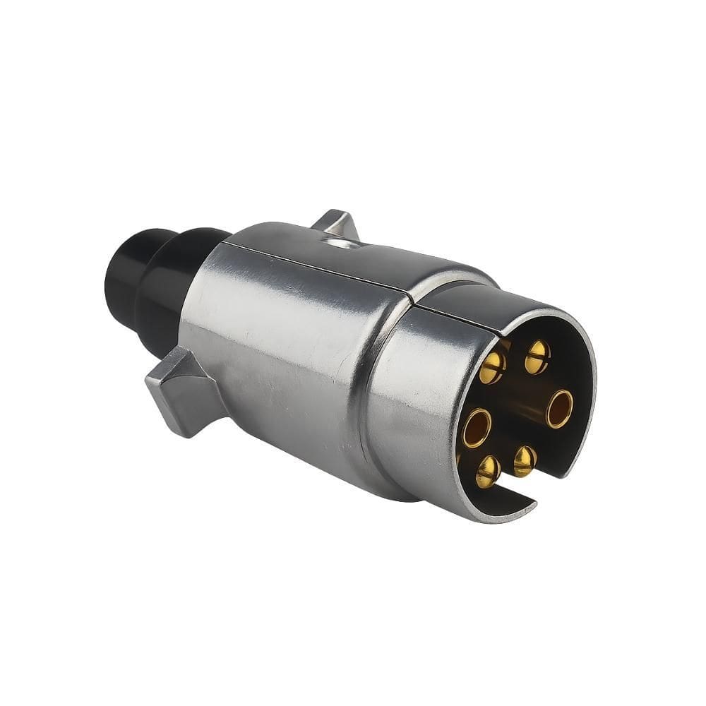 Tomada Para Engate De Carretinha Macho Aluminio