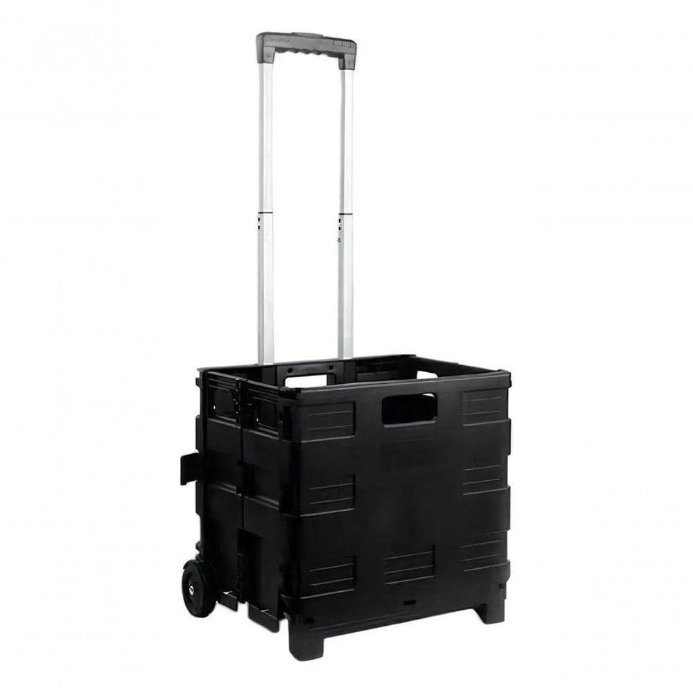 Maleta Transporte Grande Rodas Dobrável Carrinho Capacidade