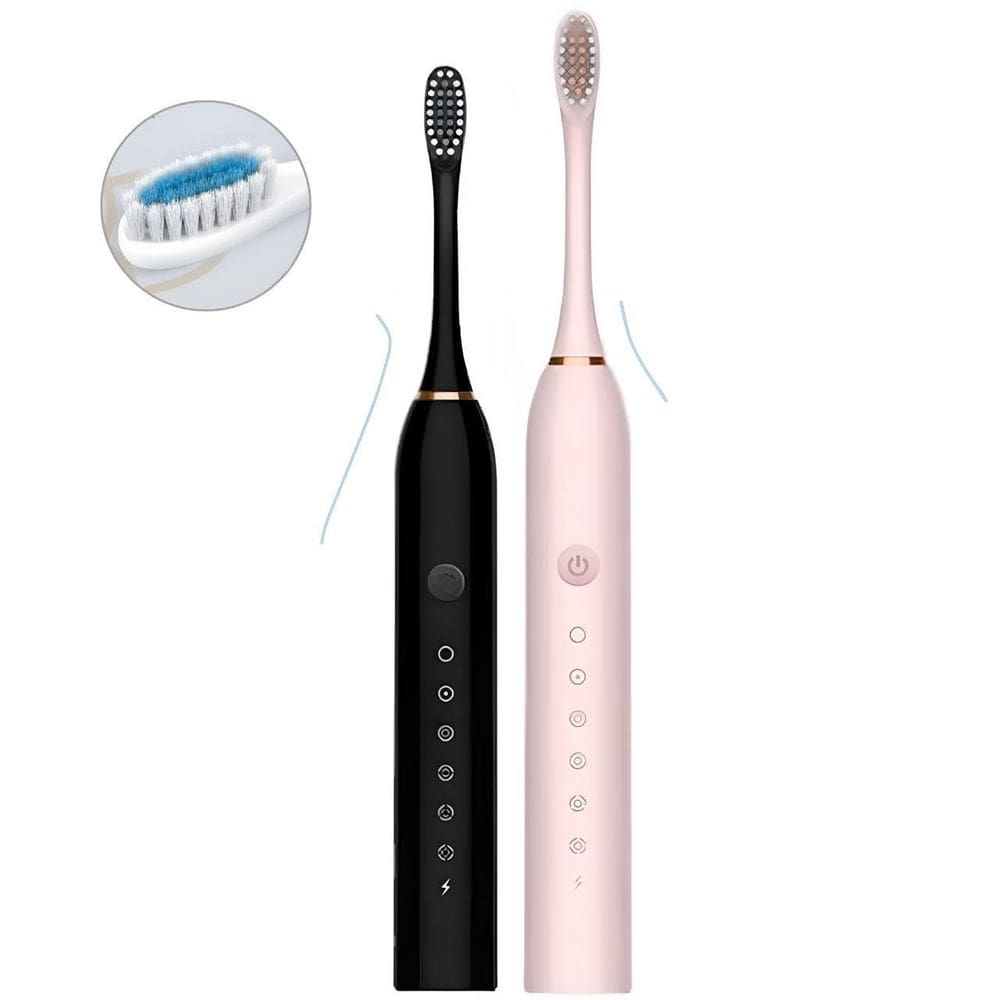 Escova De Dente Elétrica Ultra Sônica Com Cabeça Extra