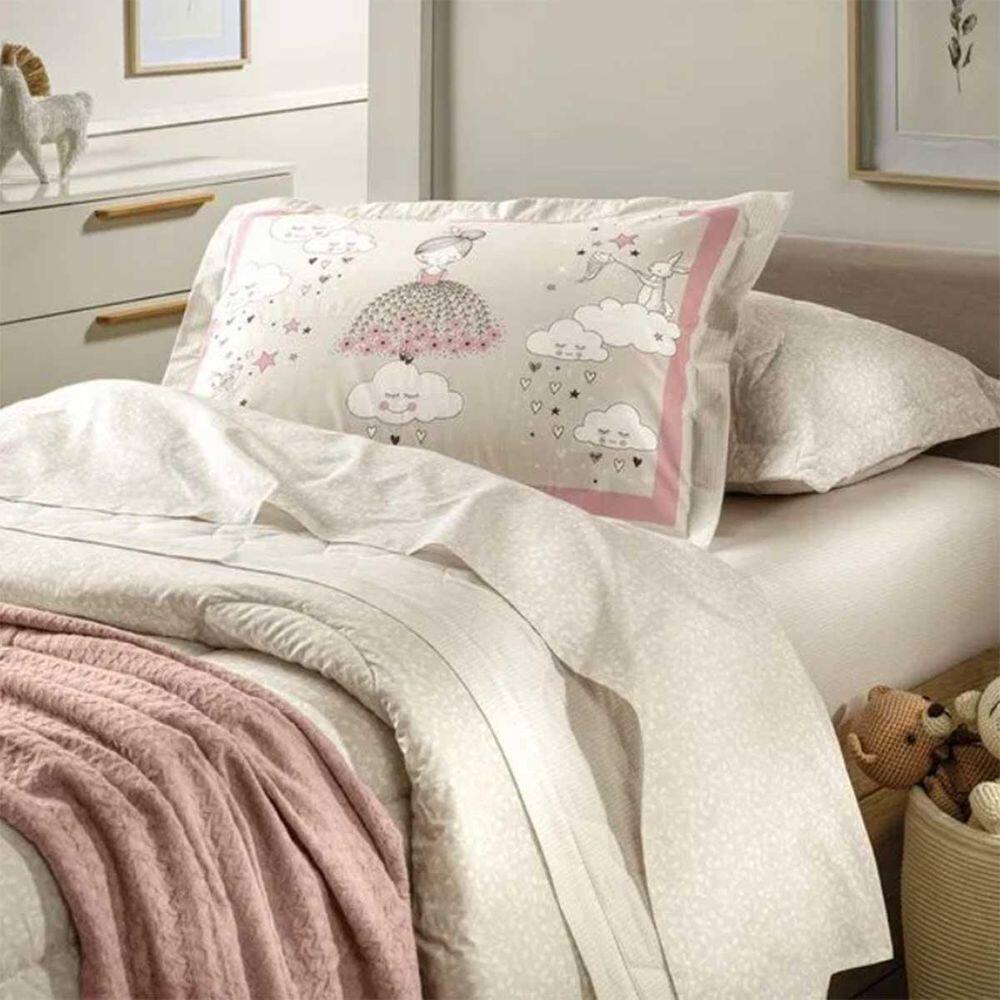 Edredom Infantil Solteiro 200 Fios Lari Iii 100% Algodão