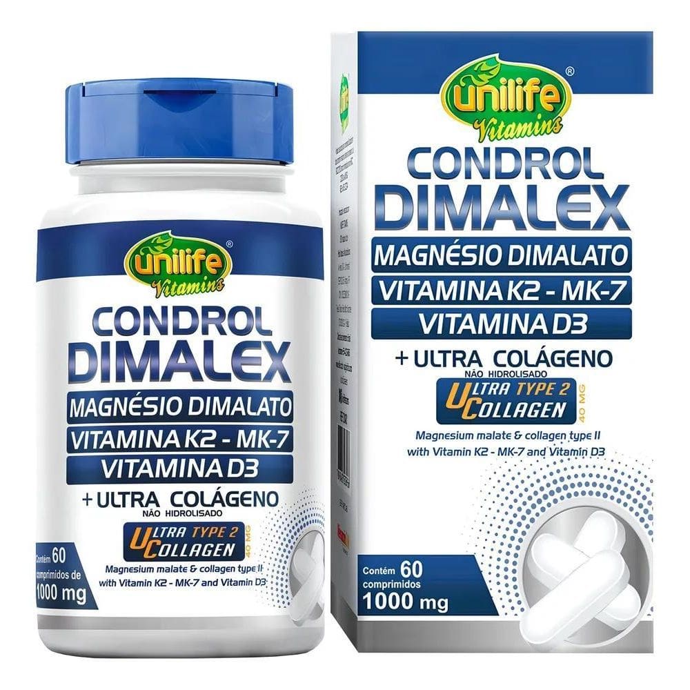 2X Condrol Dimalex 1100Mg Unilife 60 Comprimidos