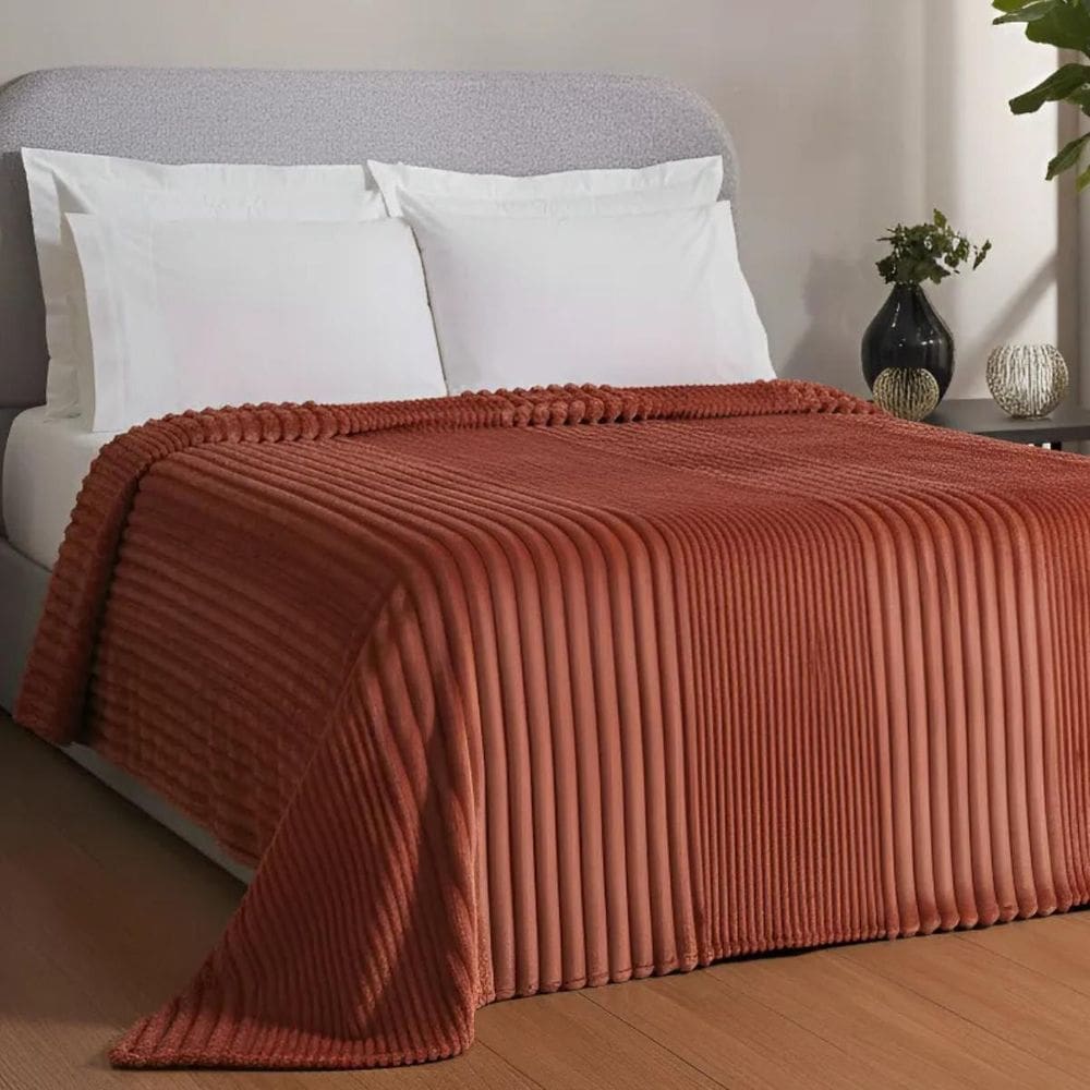 Coberta Queen Aconchegante Manta Emily Fofinha E Quentinha