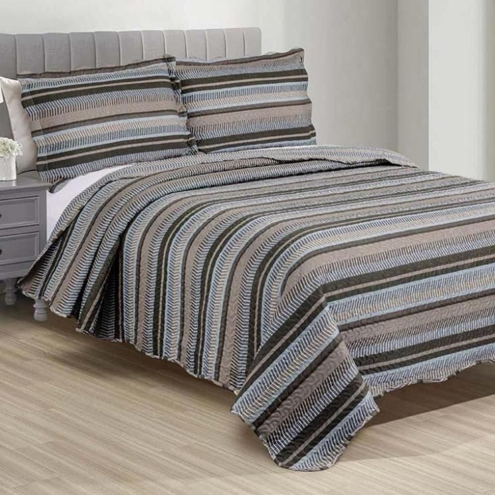 Colcha Evolution Patchwork Solteiro 02 Peças Camesa Domus