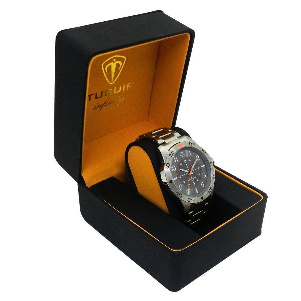 Relógio Masc. Tuguir . Infinity 9167F Pta E Cza E Lar
