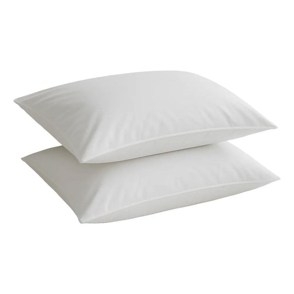 2X Par Fronhas Algodão Fronhas Travesseiros Avulsa Percal 20