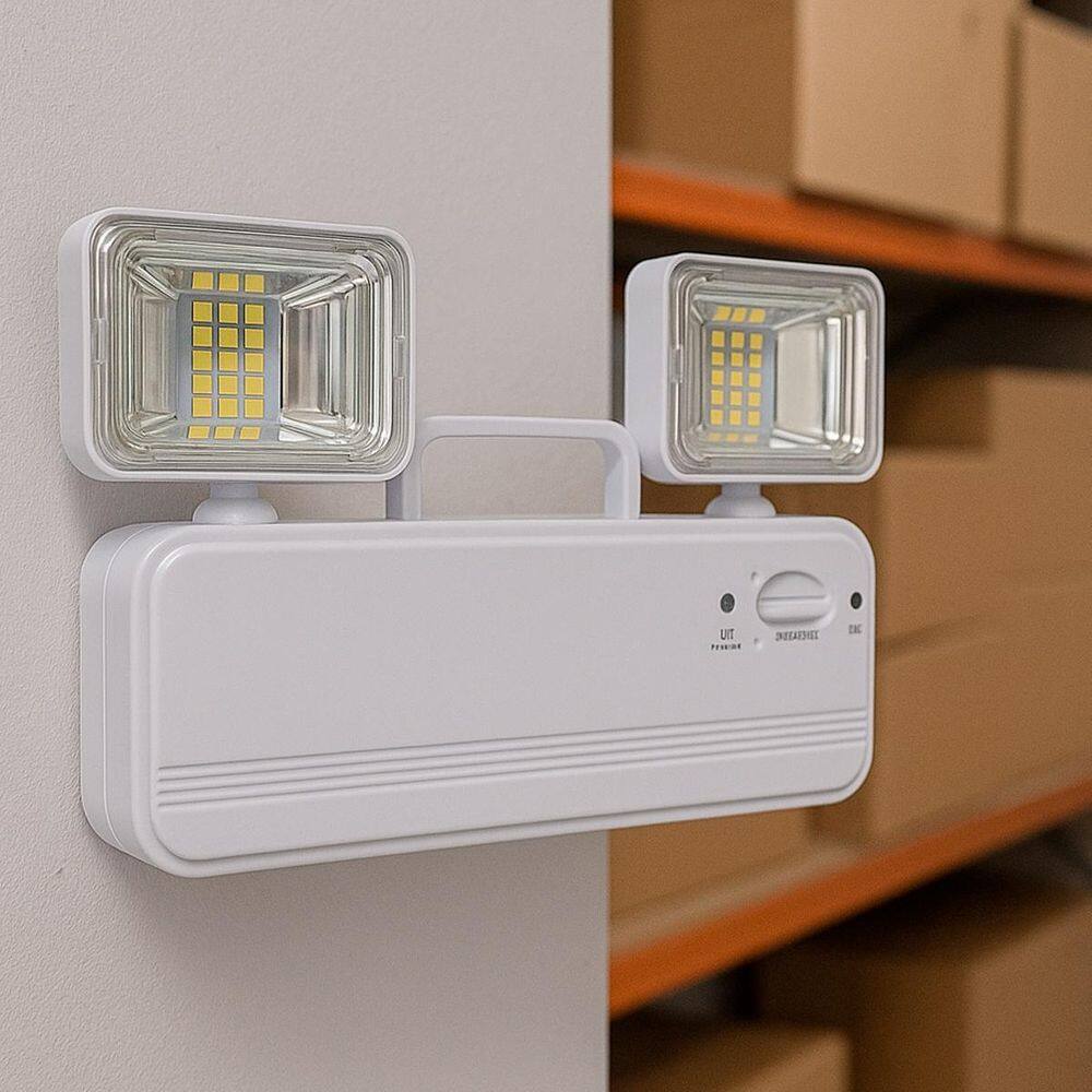 Luminária De Emergência Kit Led Luz Alta Externa Interna