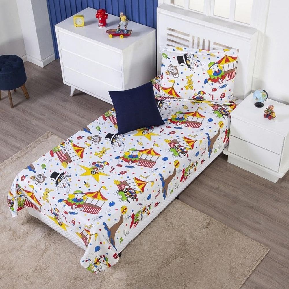 Colcha Cobre Leito Infantil Solteiro Menina Personagens +