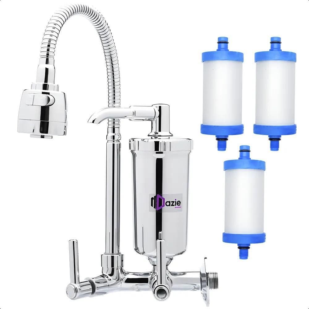 Torneira Com Filtro Para Pia De Cozinha Parede Gourmet Flexí