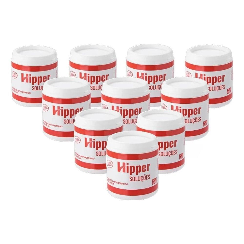 2X Kit 10 Pasta Antirespingo 400G Para Maquina De Solda Mig