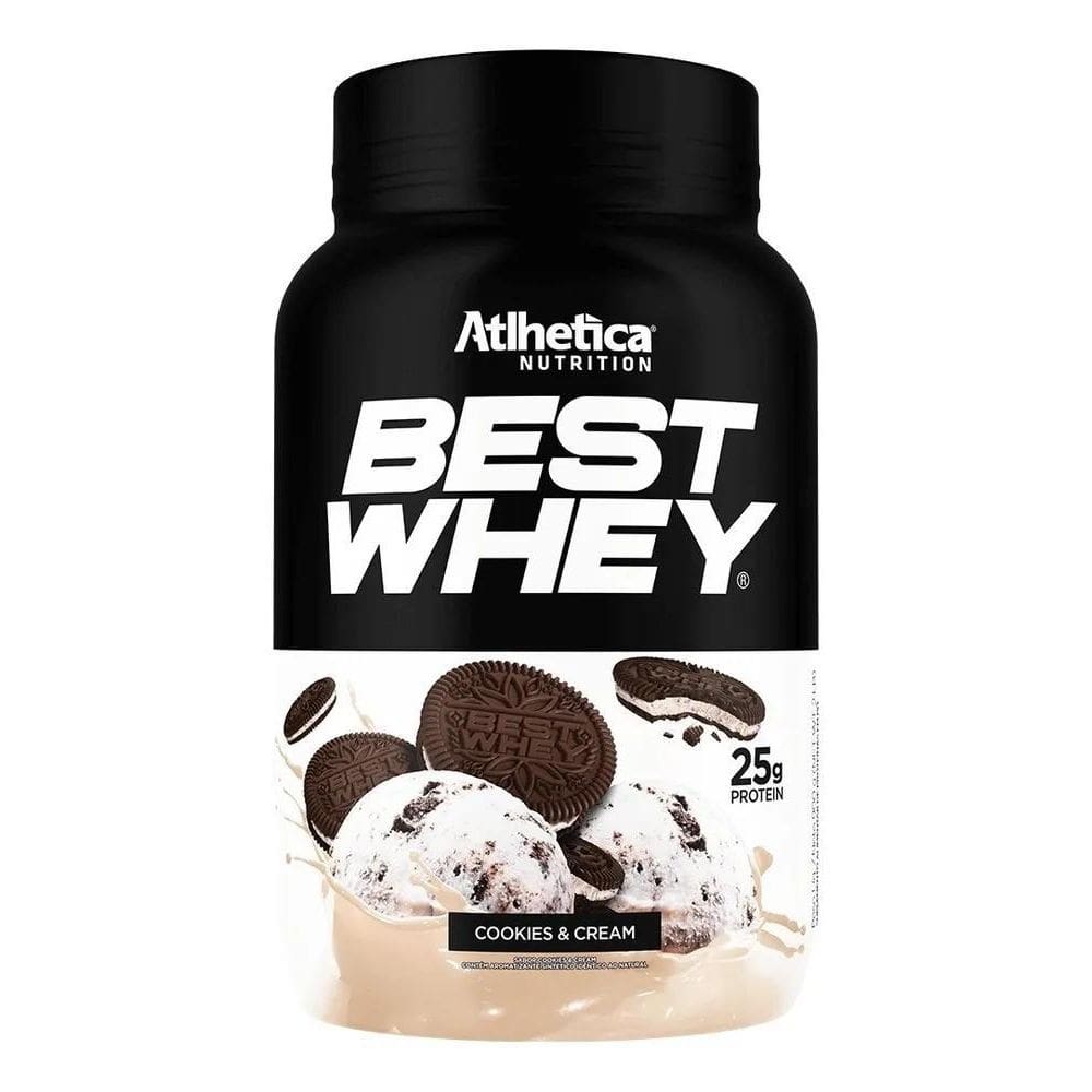 2X Best Whey Protein Athletica Nutrition 900G Cookies & Crea