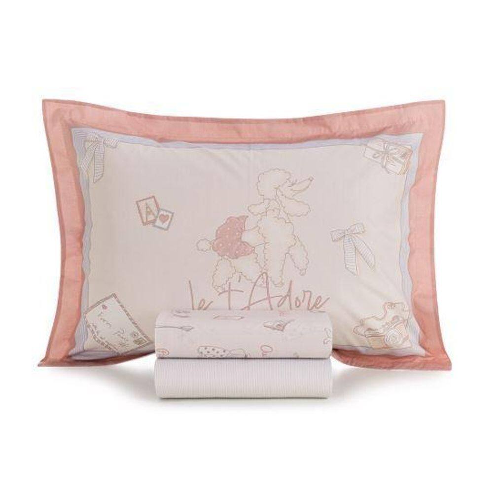 Jogo De Cama Solteiro Infantil Jolie 200 Fios Karsten