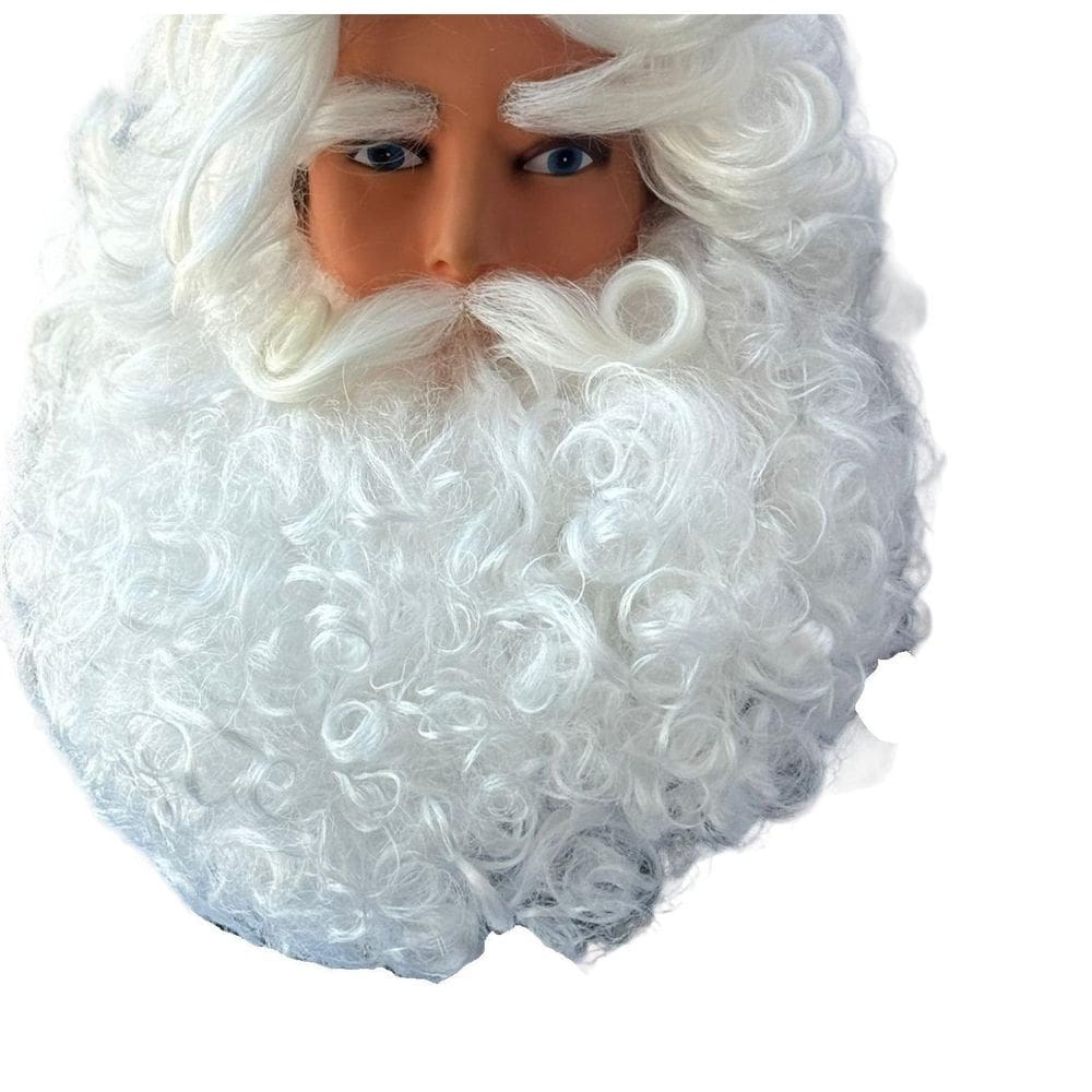 Luxo Barba Bigode E Sobrancelha Papai Noel Realista Luxo
