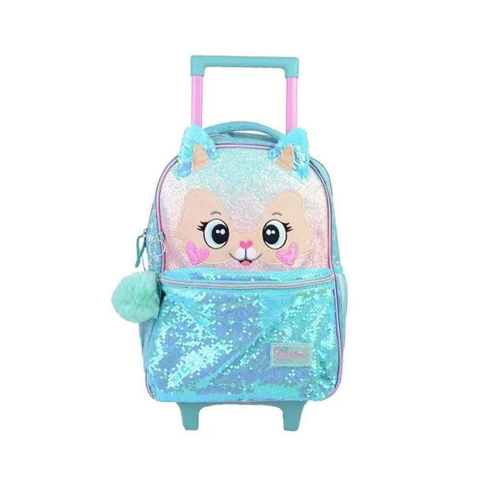 Mochila Pacific Com Carrinho Pack Me Sweet Fox Azul