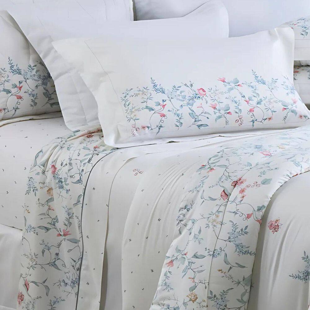 Jogo De Cama Casal 300 Fios Kacyumara Satinee 04 Peças Siera