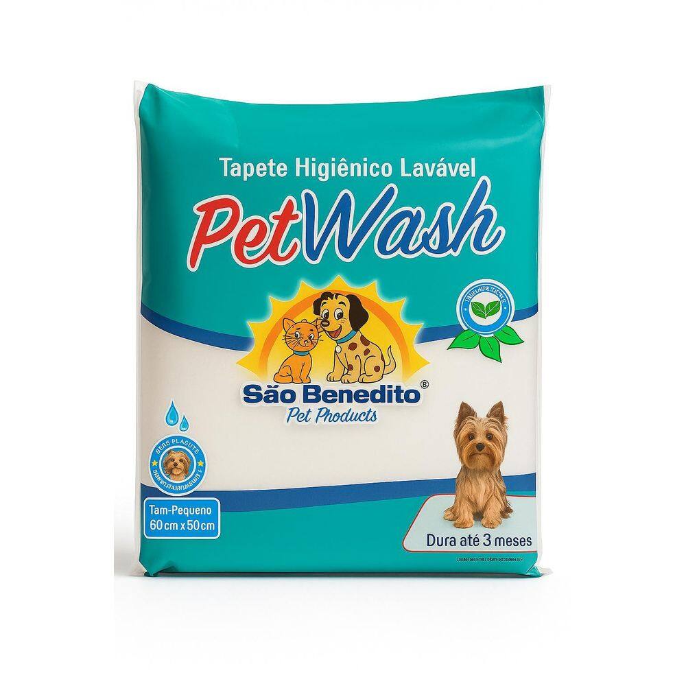 Tapete Lavável Petwash 50X60 Pet Pequeno Dura 3 Meses