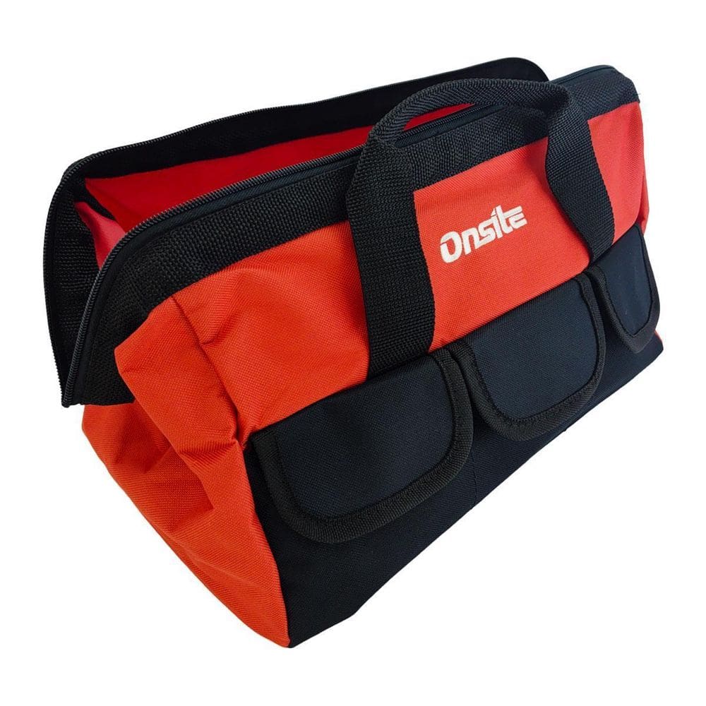 Bolsa Em Lona Reforçada Com 5 Bolsos Ferramentas - Onsite