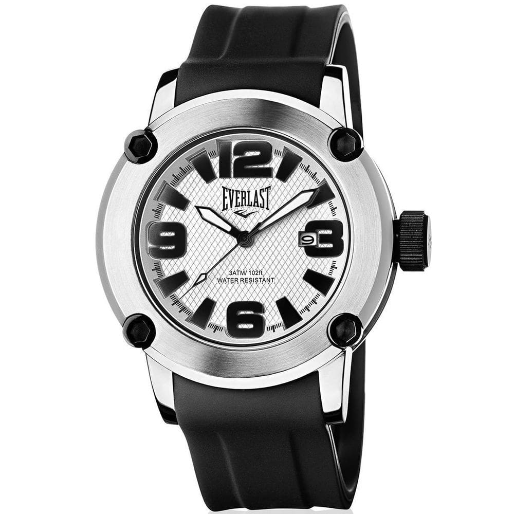 Relógio Masculino Everlast Preto À Prova D`Água 30 M E10330