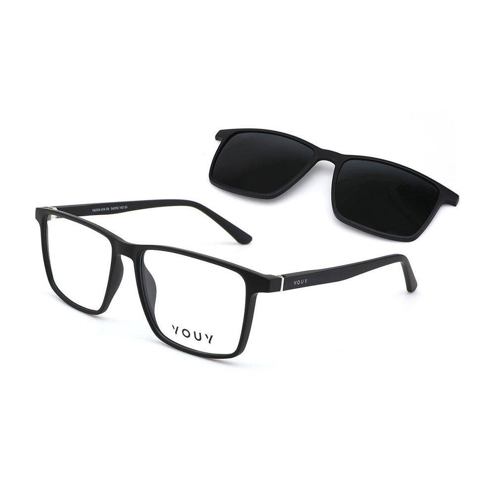 Armação De Óculos Youy Y6004A1456 Preto Fosco