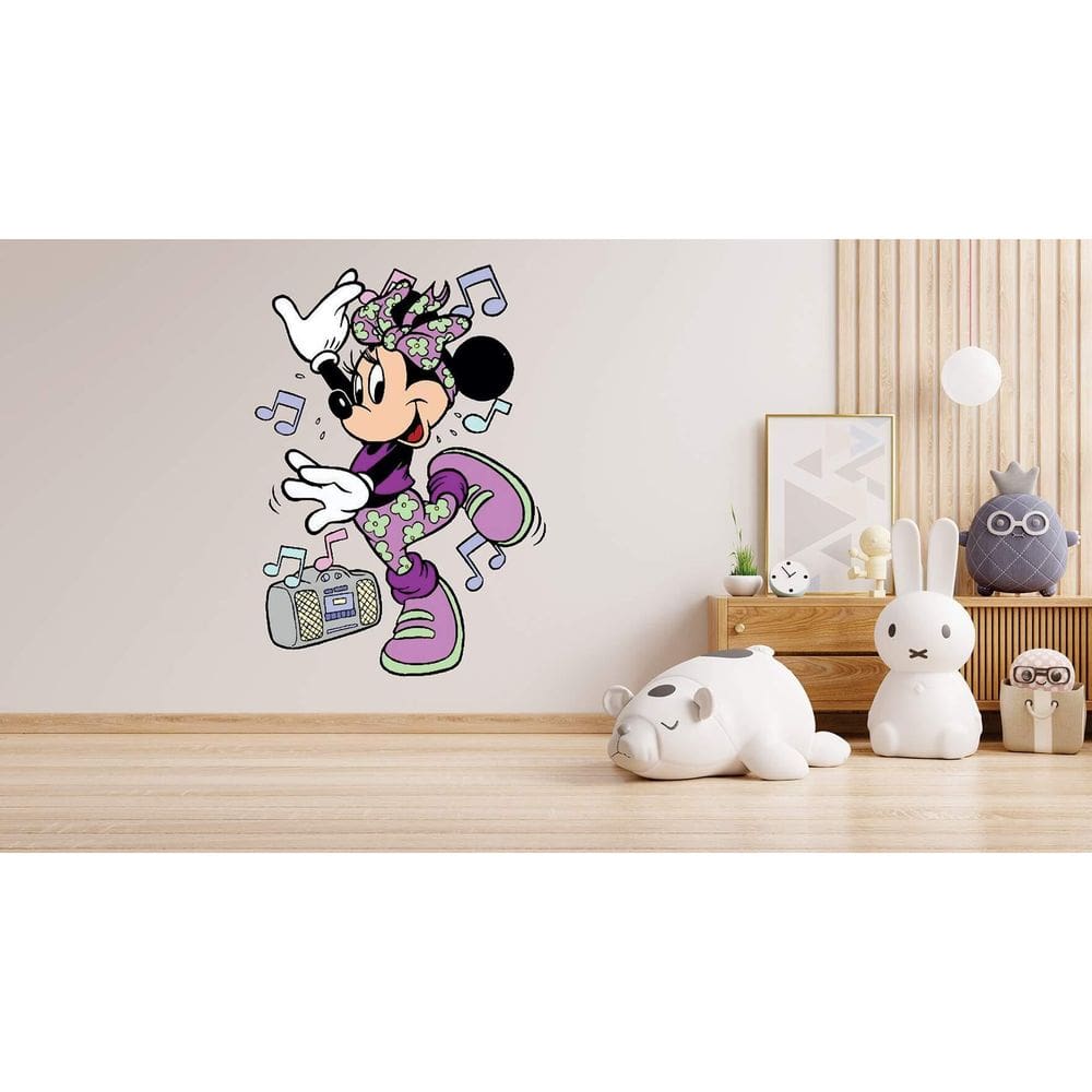 Adesivo De Parede Minnie Dançando