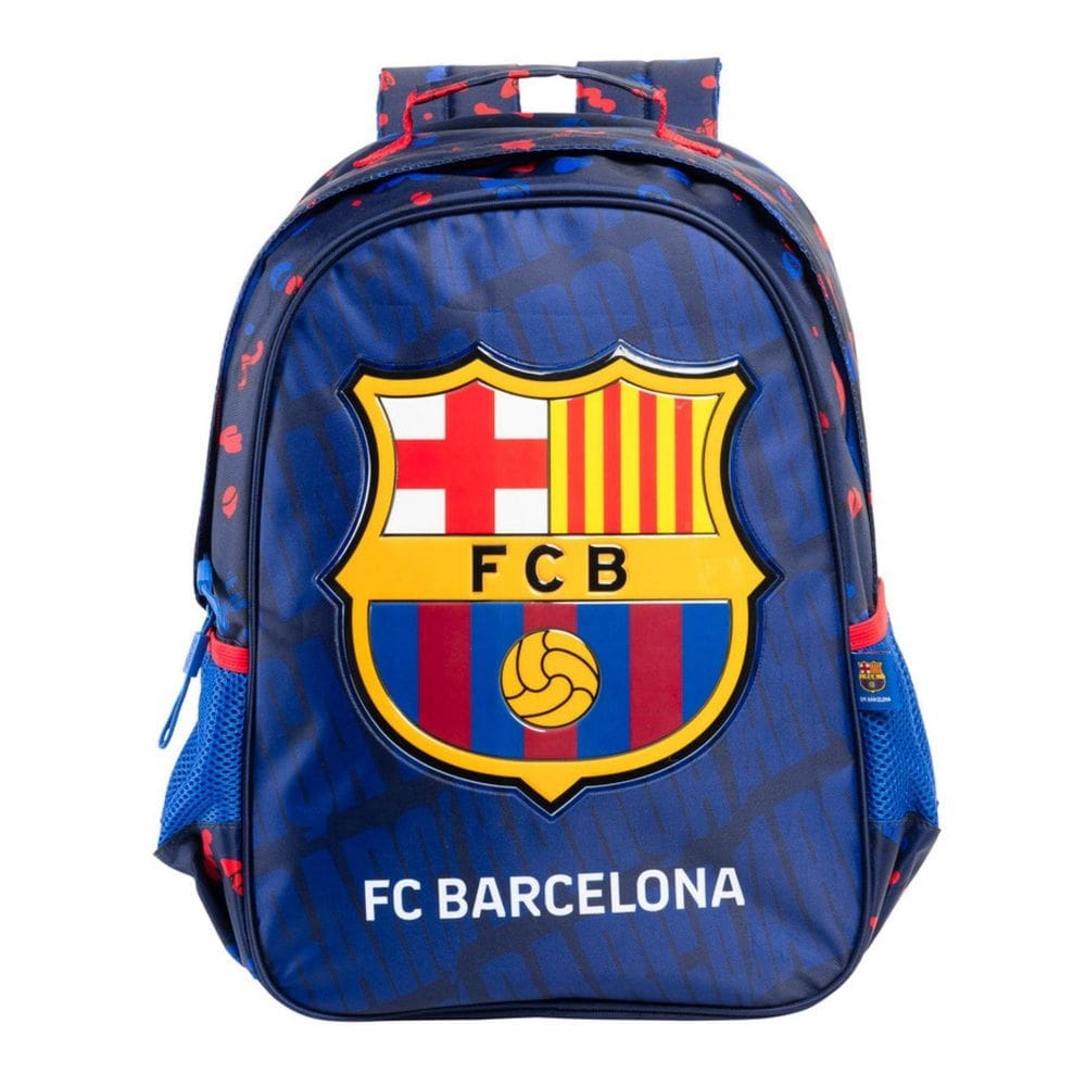 Mochila Escolar De Costas Futebol Time Barcelona