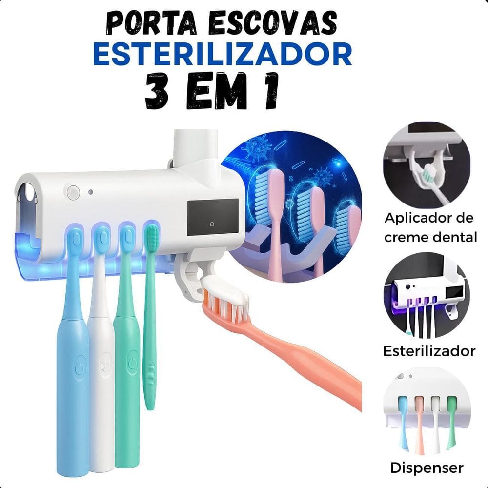 Dispenser Automático, Esterilizador Uv Para Cuidados Diários