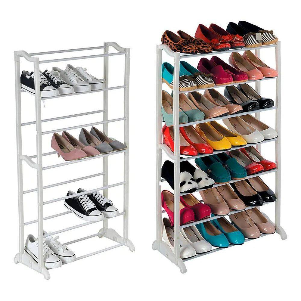 2X Sapateira Vertical 21 Pares 7 Prateleira Organizador Sapa