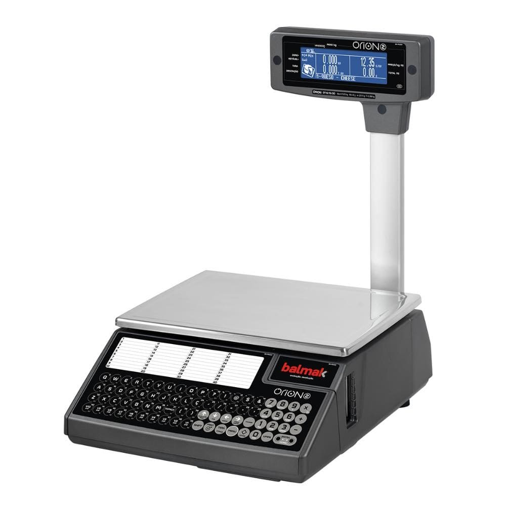 Balança Digital Comercial de Torre Balmak Órion 2 Key com Impressor Integrado e Wi-fi Bivolt OT-6/15/302TW