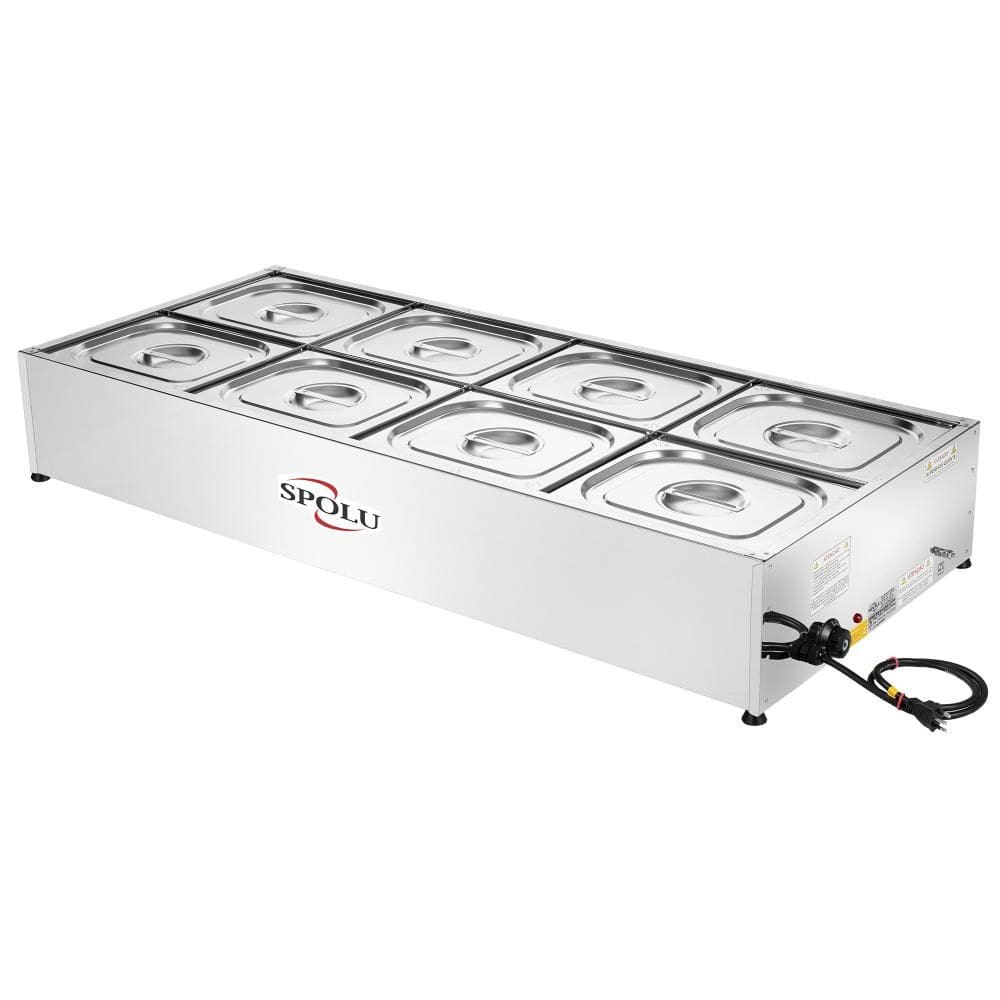 Buffet Térmico de Bancada Spolu 8 Cubas 220V SPL-508BC