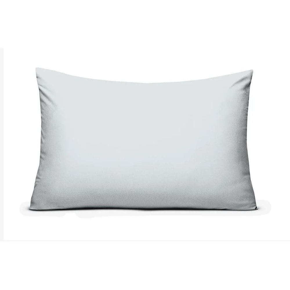 Fronha Avulsa De Malha 100% Algodão Fio Penteado Soft Cinza