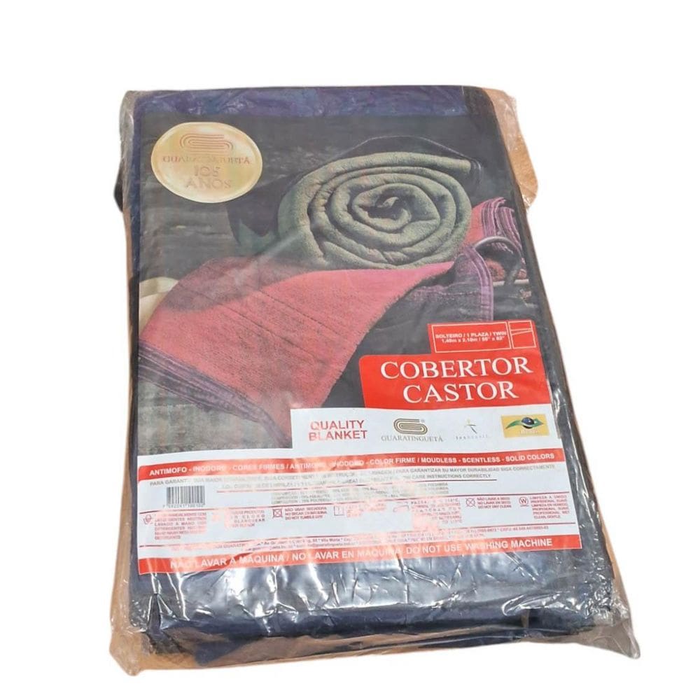 Cobertor Guaratingueta Castor Casal 1,80X2,10M Azul Marinho