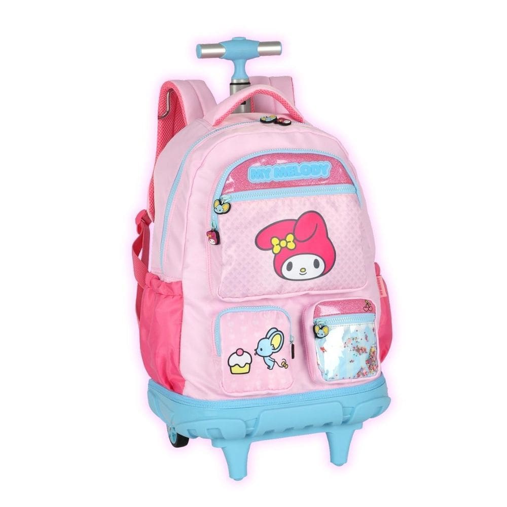 Mochila De Rodinhas My Melody Hello Kitty Meninas Infantil