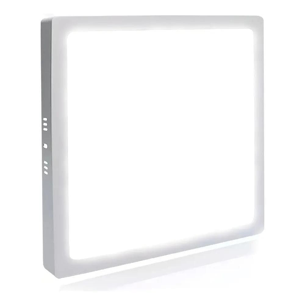 Painel Plafon Smart Quadrado Sobrepor Led 25W Grande 30Cm