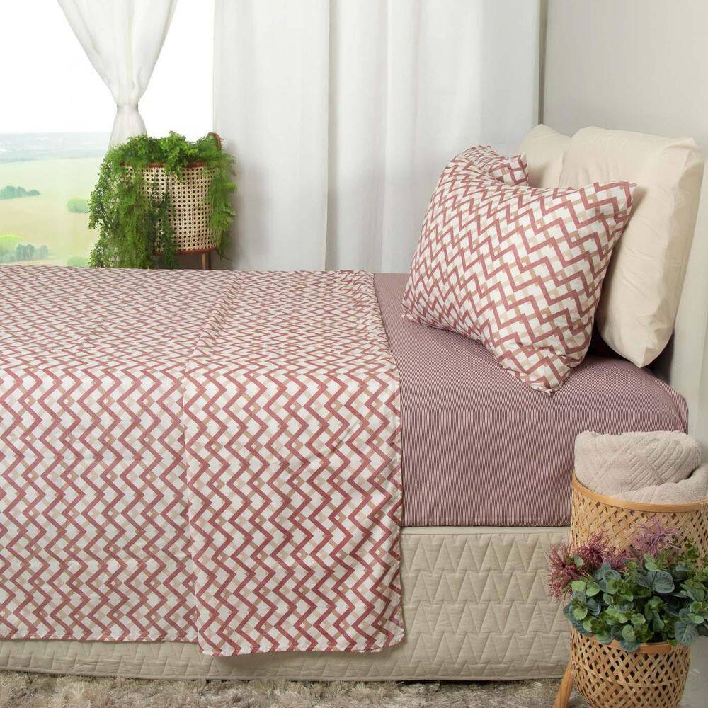 Jogo De Cama Duplo 4 Peças Queen 140 Fios Sultan - Estampas