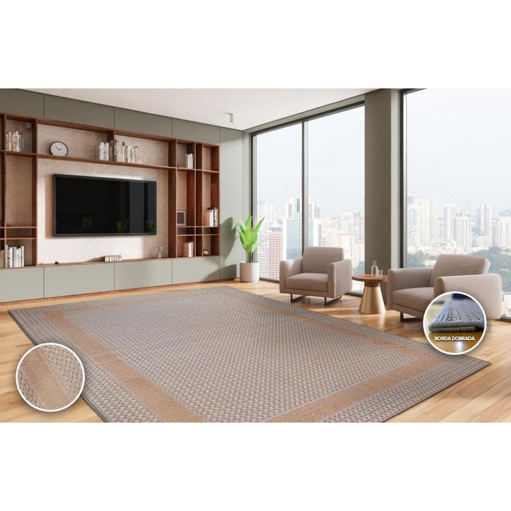 Passadeira Sisal Look Pop Florenca1 100X150 Cm