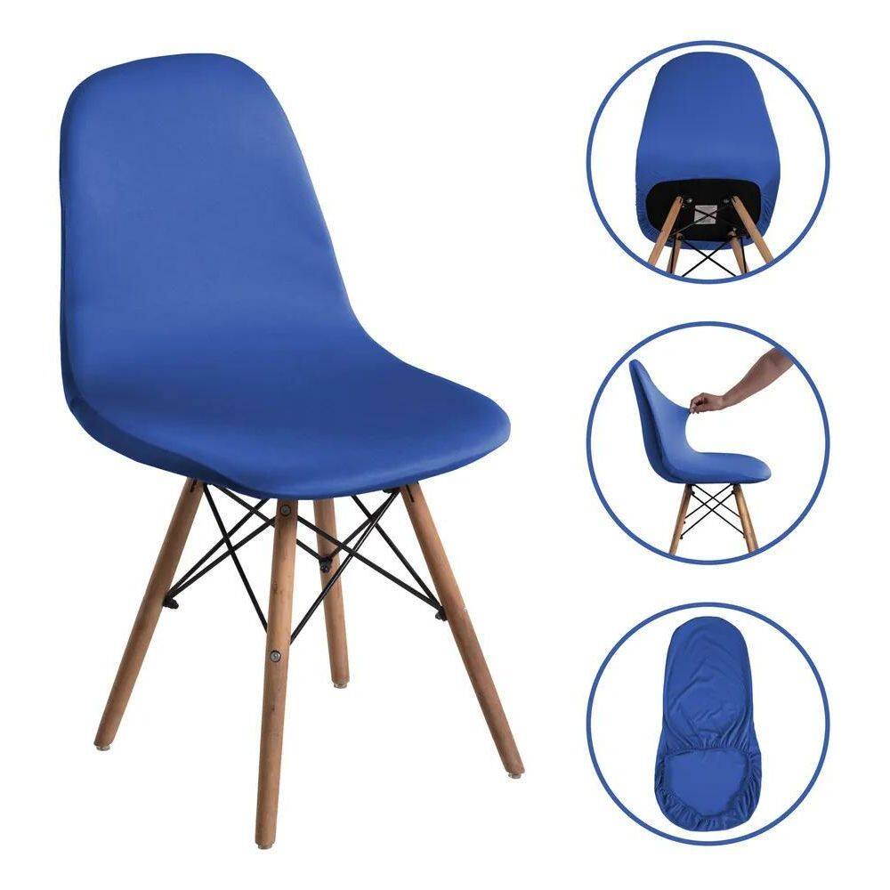 2X Capa De Cadeira Removivel Charles Eiffel Nordic Eames Lux