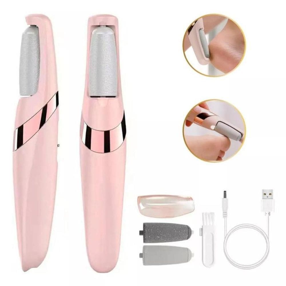 Lixa De Pé Elétrica Esfoliador Pedicure Portátil Sem Fio