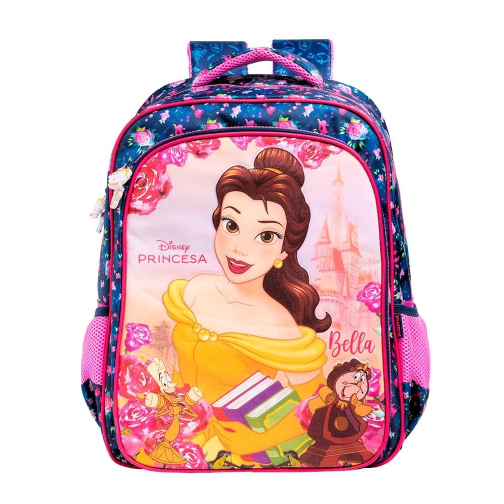 Mochila De Costas Escolar Princesa Bella  Disney