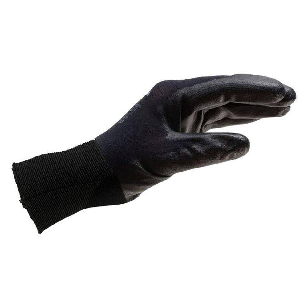 Luva Poliester Pu Preto Tam 9 - Wurth