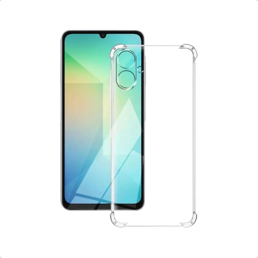Capa Transparente Para Galaxy A06 4G Proteção Contra Impacto