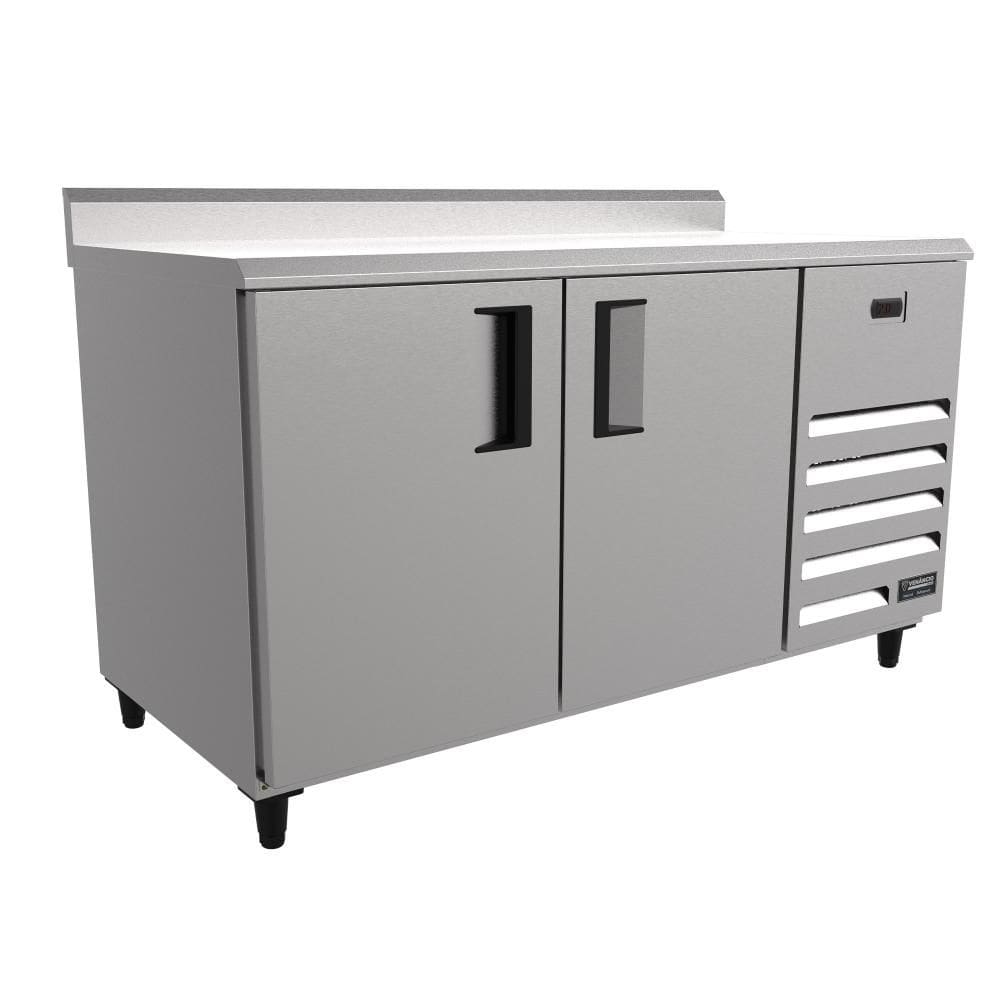 Balcão Refrigerados Venâncio 150cm Inox Borda Espelhada 127V VCFRH15-33139