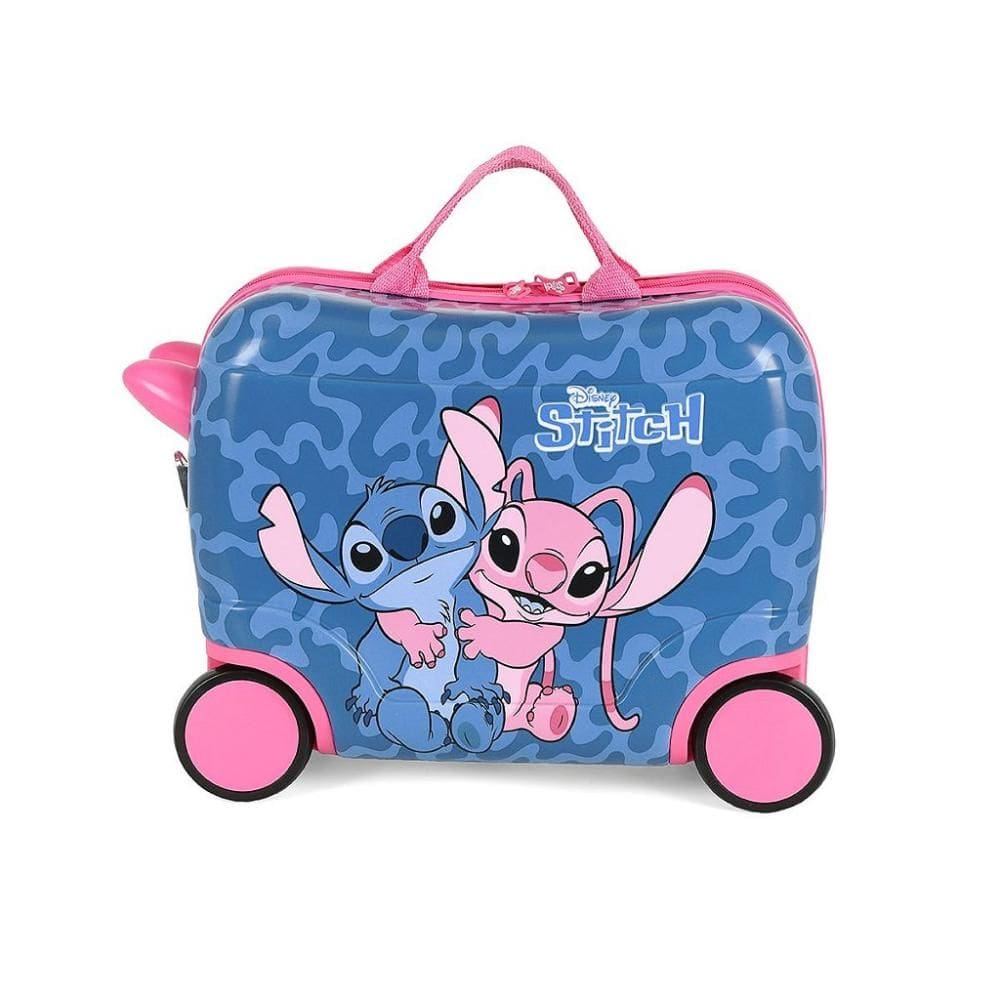 Mala de Carrinho Luxcel Stitch e Angel Azul