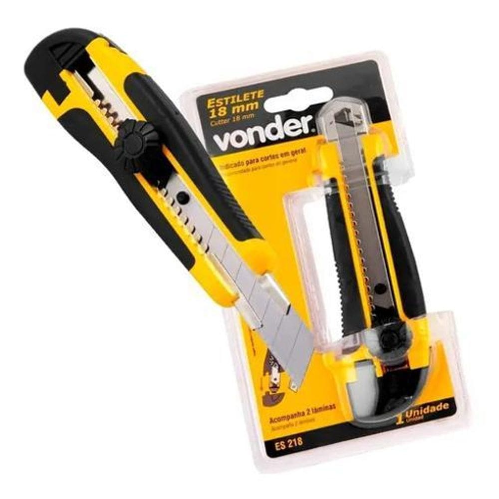 Estilete Emborrachado 18Mm Vonder Es- 218